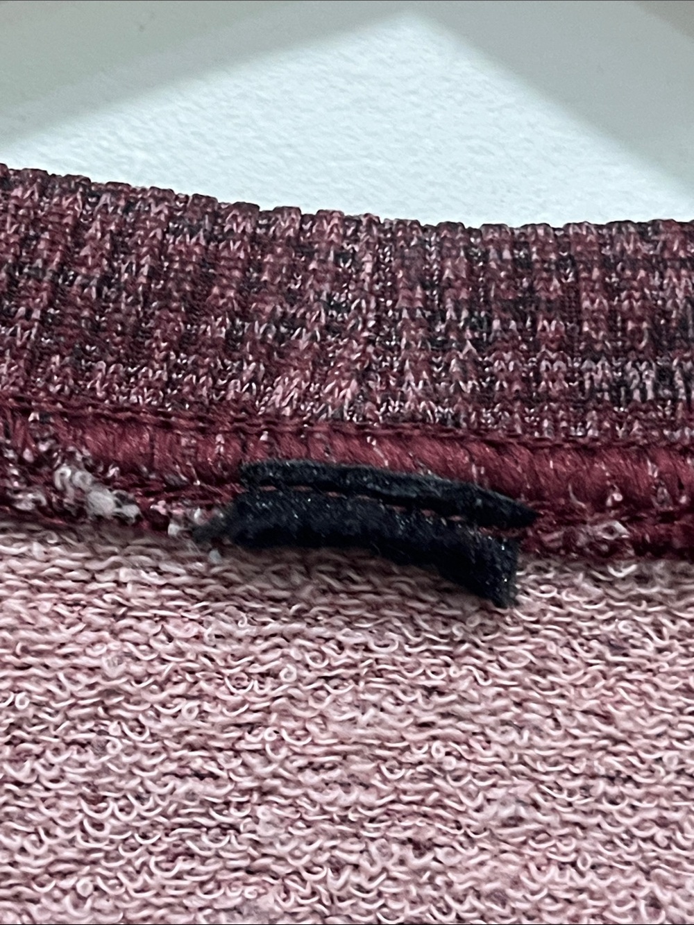 Lululemon Engineered Warmth Long Sleeve Crew in Cassis/ Pomegranate/ Black M - Picture 14 of 14